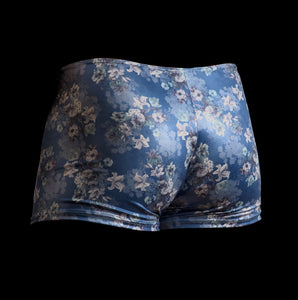 The Etseo Nature Reflex Trunk Blue is part of the Etseo Nature Reflex men's underwear collection of Trunks and Bikini Briefs. Etseo Nature Reflex is made with a very comfortable shiny and elastic fabric printed with modern floral patterns. At Etseo we manufacture quality men's underwear.