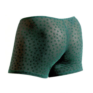 The Etseo Pattern Boxer Brief Green is part of the Etseo Pattern Men's Underwear Collection of Boxer Briefs. Etseo Pattern was created to make a difference. Beautiful, light green fabric sprinkled with patterns in a darker green. Products that are a must have. At Etseo we manufacture quality men's underwear.