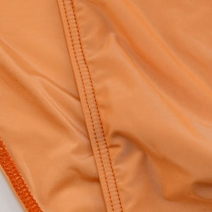 Designer Bikini Brief Orange by etseo fabric detail