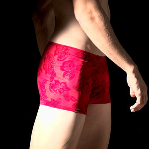 The Etseo Luxury Trunk Red is part of the Etseo Luxury Men's Underwear Collection of Trunks, Bikini Briefs and Bikini Tangas. Etseo Luxury is  for sure our most luxurious collection of products. Very comfortable and elegant pieces. The fabric, manufactured in Barcelona, ​​is of high quality and soft to the touch. At Etseo we manufacture quality men's underwear.