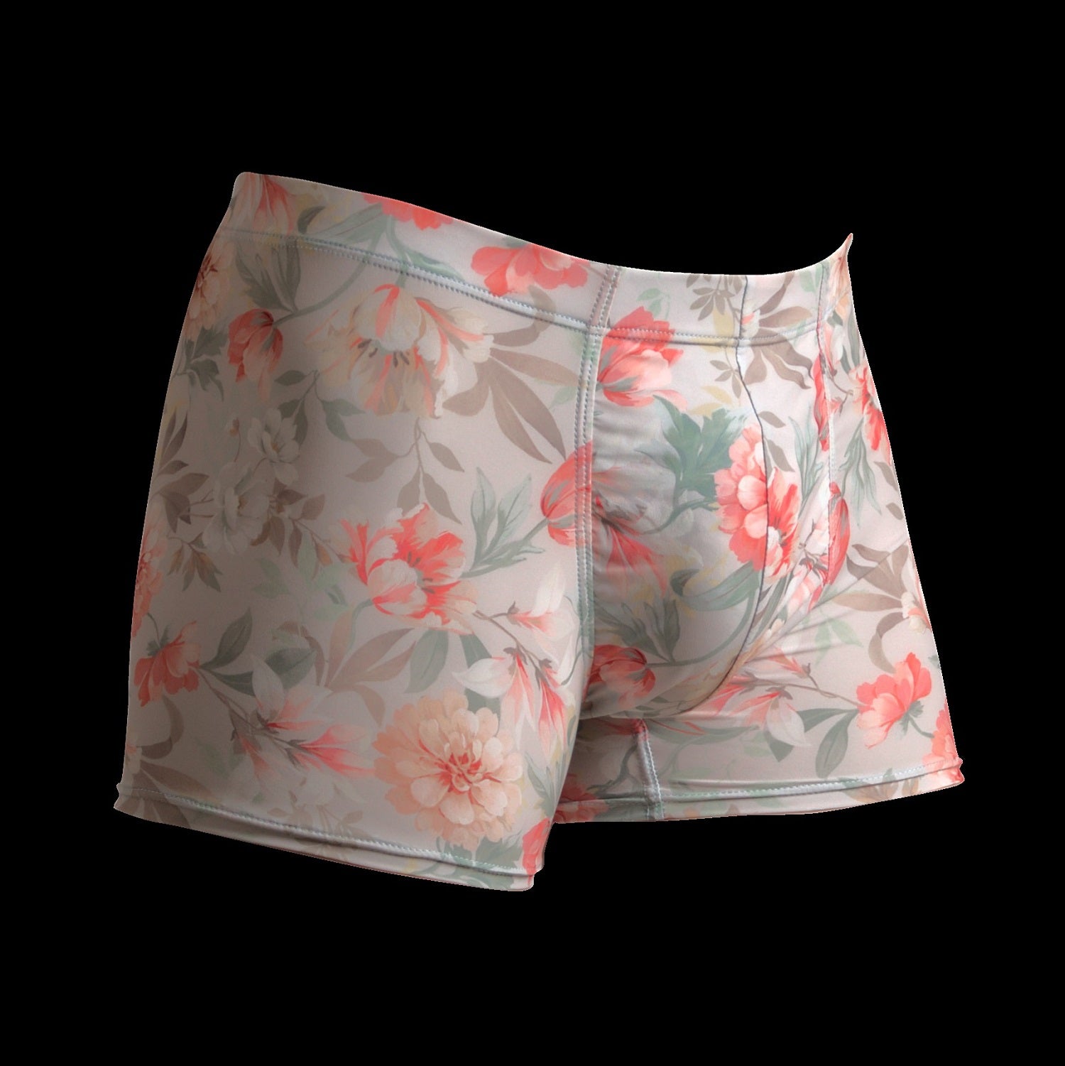 Young Man Underwear Panties Pantie Men Flower Print Quick Dry and Comfort  Soft Boxer Briefs Shorts - China Underwear and Men's Underwear price