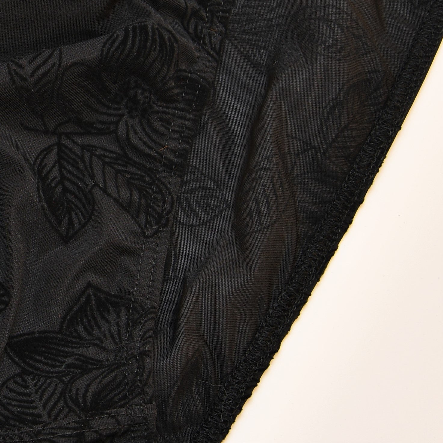 Luxury Bikini tanga by Etseo, black fabric detail
