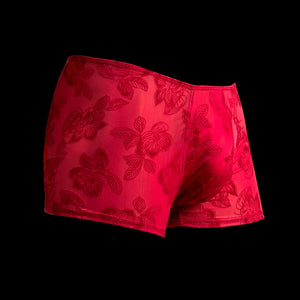 etseo men's underwear, luxury red trunk