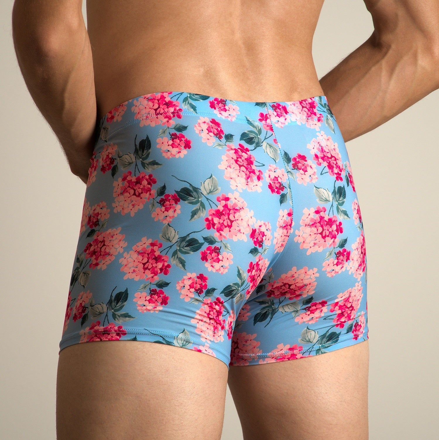 Flower Boxer Blue by Etseo – Etseo Men's Underwear